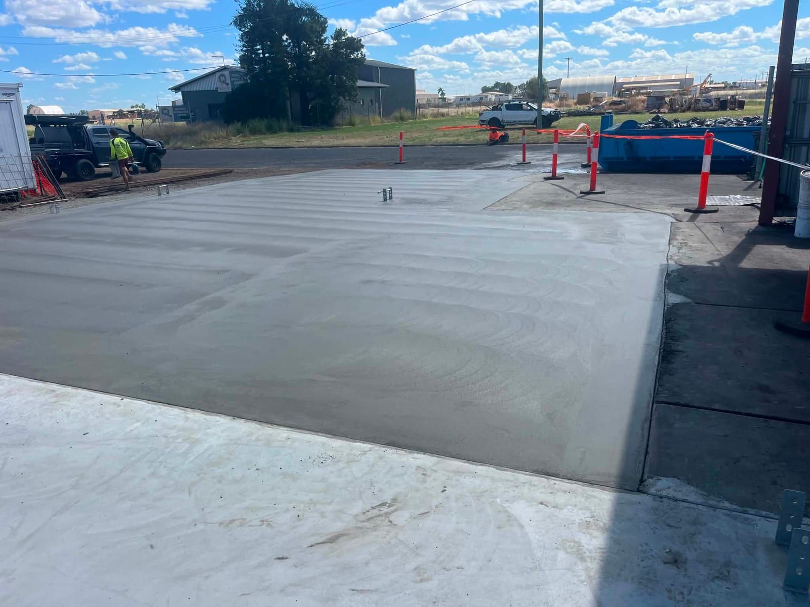 Commercial Driveway & Shed Slab in Emerald