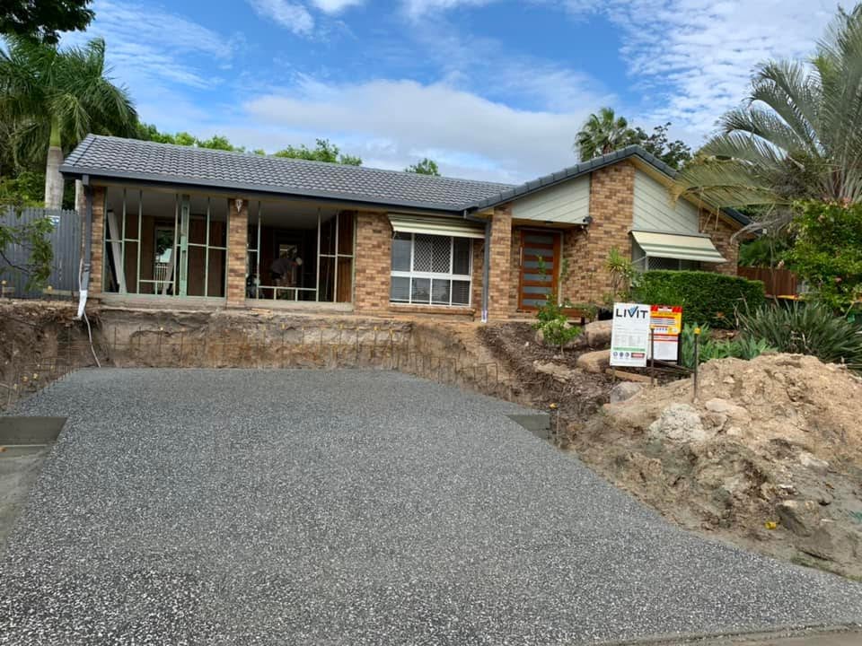 Exposed Aggregate Driveway